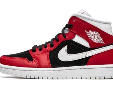 WMNS Air Jordan 1 Mid Gym Red / Black