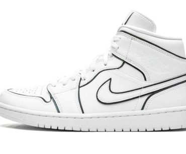 WMNS Air Jordan 1 Mid Iridescent Outline