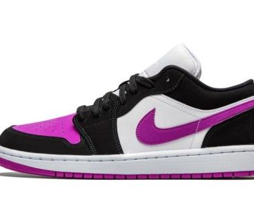 WMNS Air Jordan 1 Low Black/ Cactus Flower