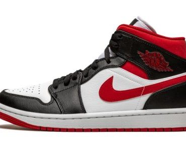 Air Jordan 1 Mid Metallic Red