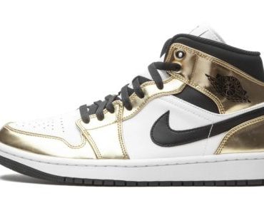 Air Jordan 1 Mid SE Metallic Gold