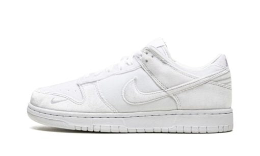 Nike Dunk Low Dove Street Market Triple White Velvet