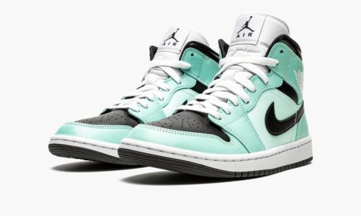 WMNS Air Jordan 1 Mid Aqua Black
