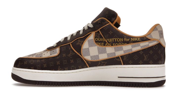 Nike Air Force 1 Low Louis Vuitton Monogram Brown Damier Azur