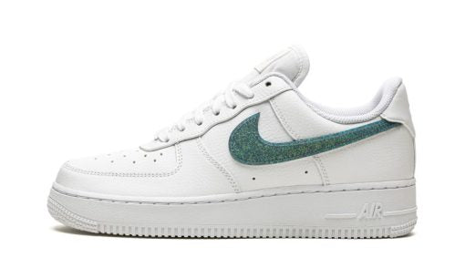 W Air Force 1 '07 ESS Glitter Swoosh – Celery