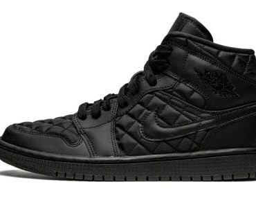 WMNS Air Jordan 1 Mid Quilted Black