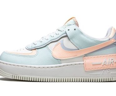 W AF1 Shadow Barely Green / Crimson Tint