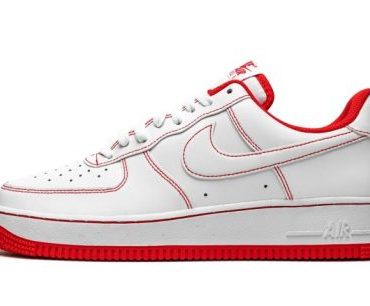 Air Force 1 Low '07 Contrast Stitch – White University Red
