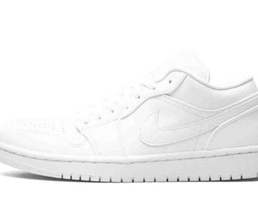 WMNS Air Jordan 1 Low Triple White