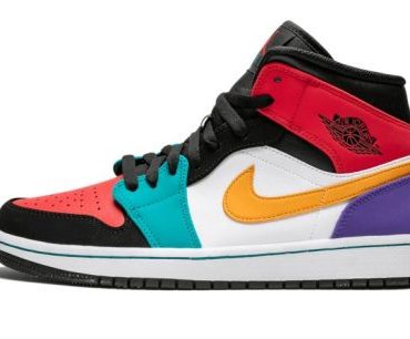 Air Jordan 1 Mid Multicolor