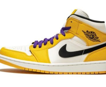 Air Jordan 1 Mid SE Lakers