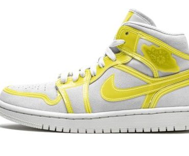WMNS Air Jordan 1 Mid LX Opti Yellow