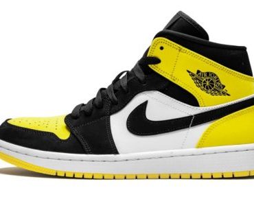 Air Jordan 1 MID SE Yellow Toe