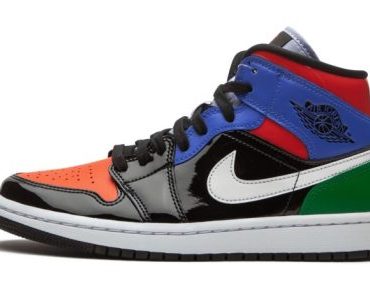 WMNS Air Jordan 1 Mid SE Multicolor Patent