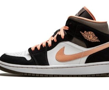 WMNS Air Jordan 1 Mid SE Peach Mocha