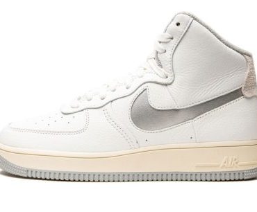 Air Force 1 High Sculpt White Silver (W)