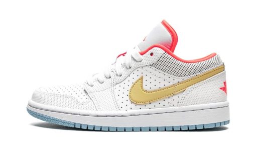 WMNS Air Jordan 1 Low SE White / Sesame / Flash Crimson