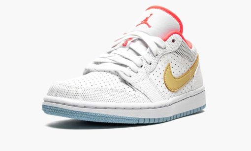 WMNS Air Jordan 1 Low SE White / Sesame / Flash Crimson