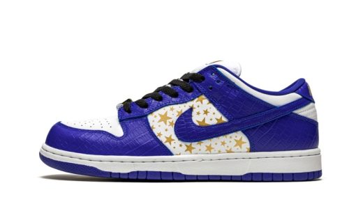 SB Dunk Low Supreme – Stars – Hyper Blue