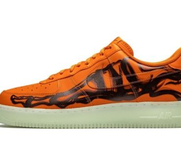 Air Force 1 Low Orange Skeleton