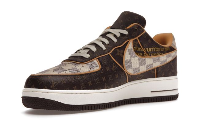 Nike Air Force 1 Low Louis Vuitton Monogram Brown Damier Azur