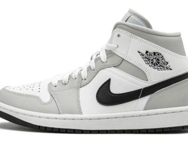 WMNS Air Jordan 1 Mid Grey Fog