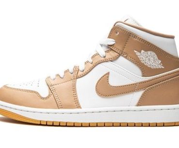 Air Jordan 1 Mid Tan / Gum