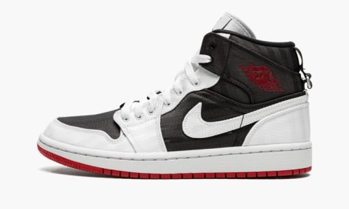 WMNS Air Jordan 1 Mid SE UTL White / Black / Gym Red