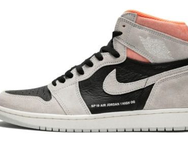 Air Jordan 1 Retro High OG Neutral Grey/Hyper Crimson