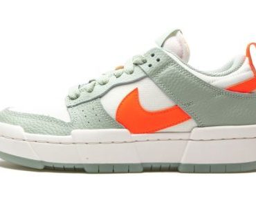 WMNS Dunk Low Disrupt Sea Glass / Hyper Crimson