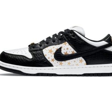 SB Dunk Low Supreme – Stars – Black