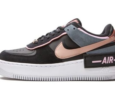 WMNS Air Force 1 Shadow Black / Light Arctic Pink
