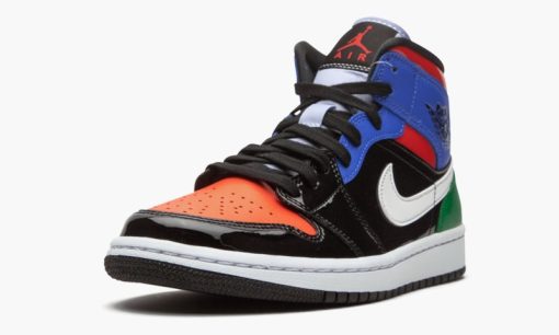 WMNS Air Jordan 1 Mid SE Multicolor Patent