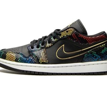 WMNS Air Jordan 1 Low Multicolor Snakeskin