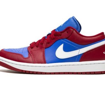 WMNS Air Jordan 1 low Pomegranate / Medium Blue