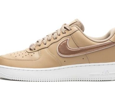 Wmns Air Force 1 '07 ESS Hemp / Metallic Rose Gold
