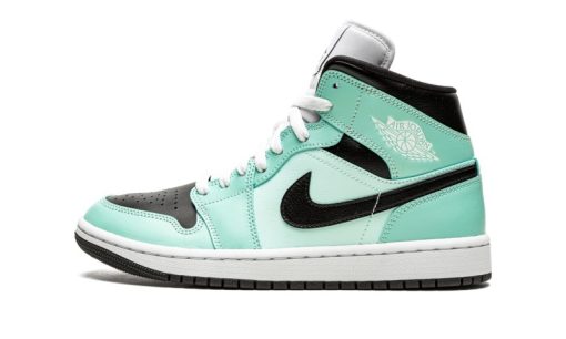 WMNS Air Jordan 1 Mid Aqua Black
