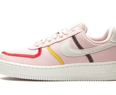 WMNS Air Force 1 07 LX Stitched Canvas – Silt Red