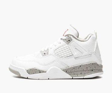 AIR JORDAN 4 RETRO PS White Oreo