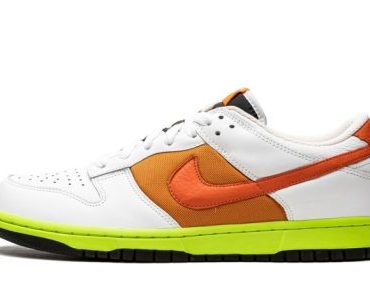 WMNS Dunk Low White / Orange Blaze