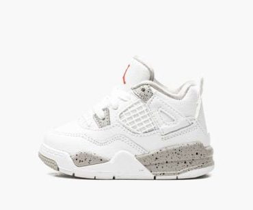 AIR JORDAN 4 RETRO TD White Oreo
