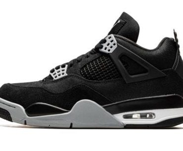 Jordan 4 Retro SE Black Canvas