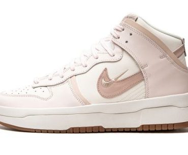 WMNS Dunk High Up Pink Oxford