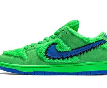 SB Dunk Low Grateful Dead – Green Bear