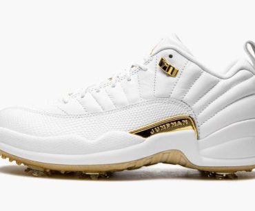 JORDAN XII G NRG M22 Jordan 12 Golf – White Metallic
