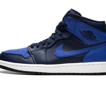 Air Jordan 1 Mid Obsidian Royal