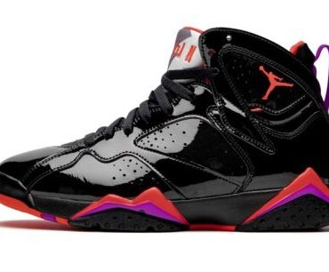 WMNS Air Jordan 7 Black Patent Leather