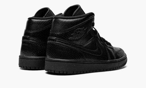 WMNS Air Jordan 1 Mid Black Snakeskin