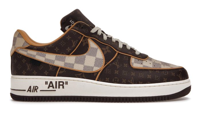 Nike Air Force 1 Low Louis Vuitton Monogram Brown Damier Azur